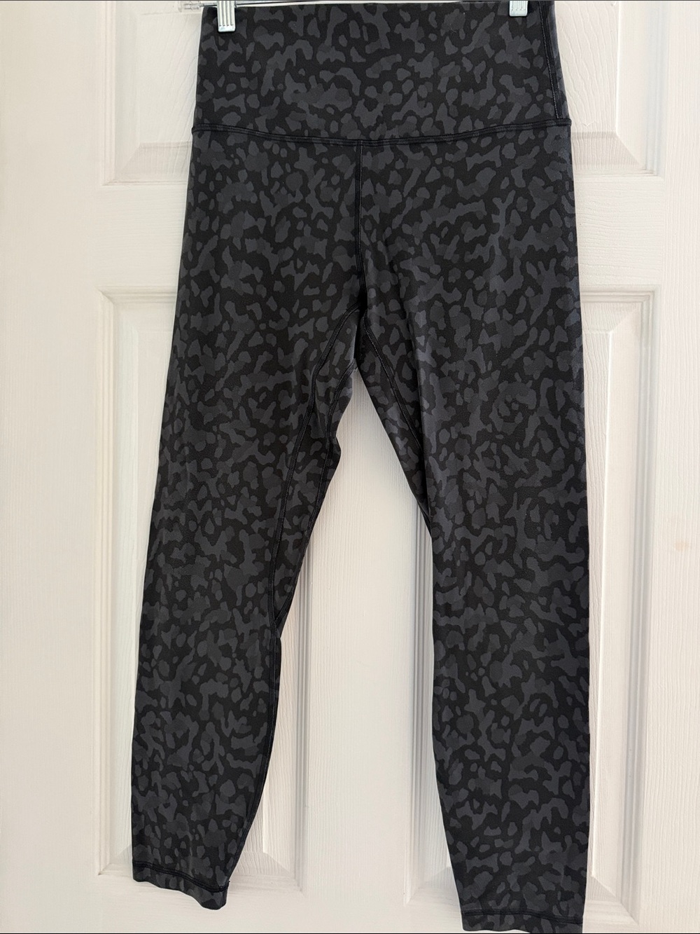 Lululemon Align high-rise leggings in the "Formation Camo Deep Coal Multi color
